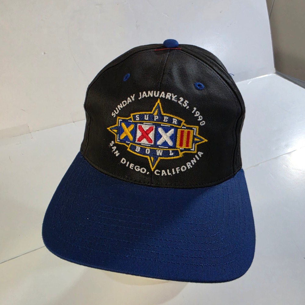 Vintage 1998 Super Bowl XXXII NFL Hat Twins Enterprise San Diego Snapback NWT